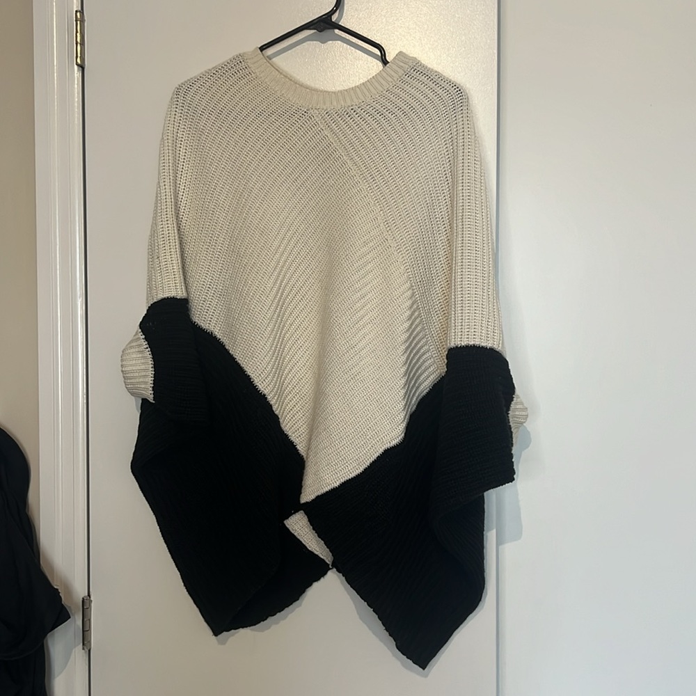 Maje Black and White Sweater